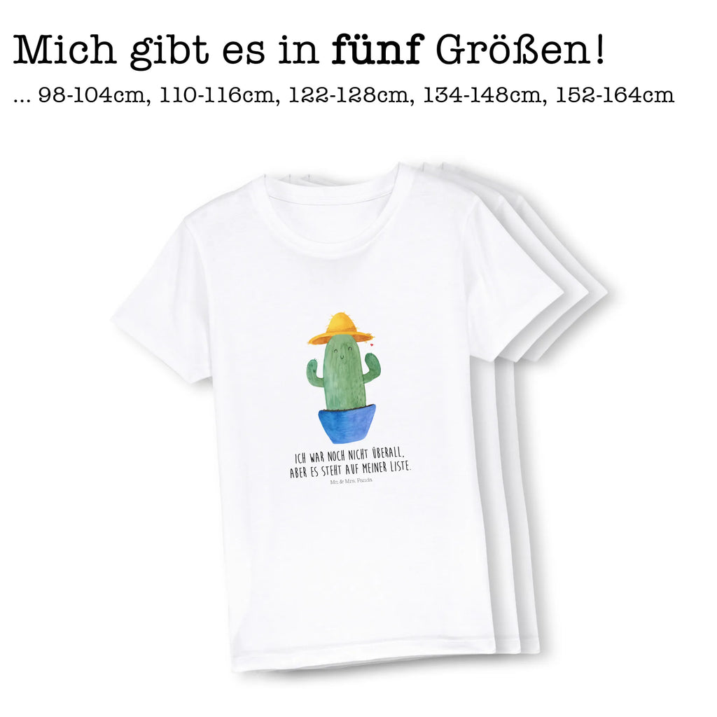 Organiczna koszulka dziecięca kaktus Kapelusz Kinder T-Shirt, Kinder T-Shirt Jungen, Kinder T-Shirt Mädchen, Kakteen, Kaktus, Reisetagebuch, Kaktusliebe, Spruch, Städtetrip, Reisen, Weltreise, Motivation, Weltenbummler, Geschenkidee