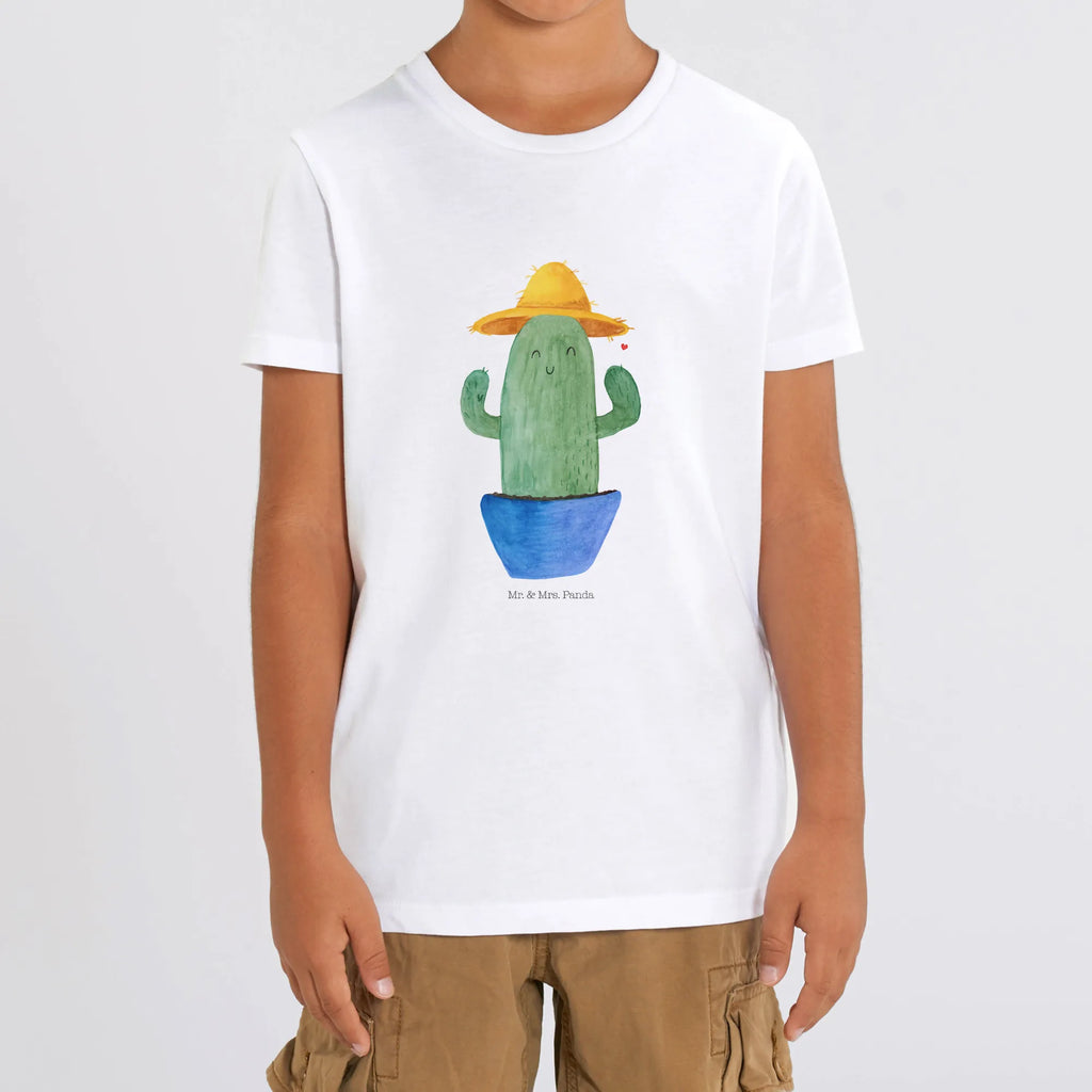 Organiczna koszulka dziecięca kaktus Kapelusz Kinder T-Shirt, Kinder T-Shirt Jungen, Kinder T-Shirt Mädchen, Kakteen, Kaktus, Reisetagebuch, Kaktusliebe, Spruch, Städtetrip, Reisen, Weltreise, Motivation, Weltenbummler, Geschenkidee