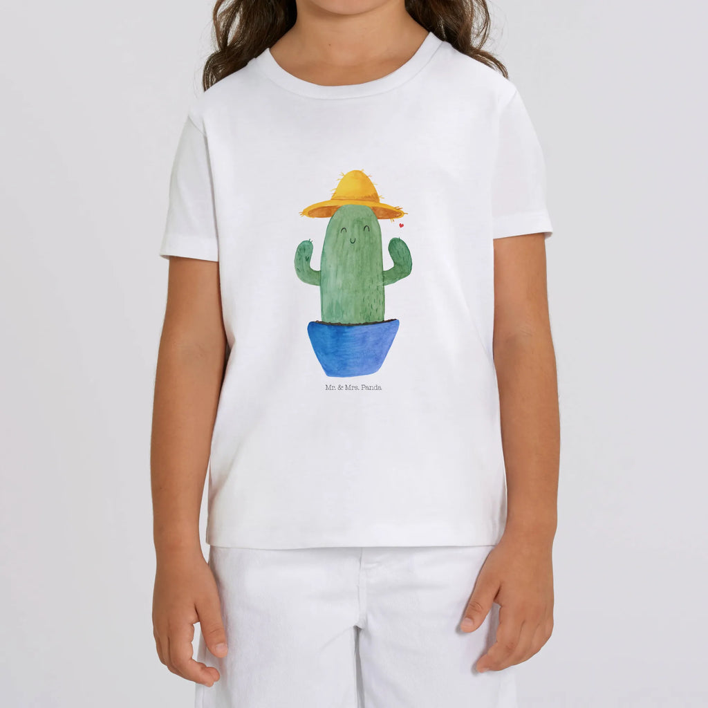 Organiczna koszulka dziecięca kaktus Kapelusz Kinder T-Shirt, Kinder T-Shirt Jungen, Kinder T-Shirt Mädchen, Kakteen, Kaktus, Reisetagebuch, Kaktusliebe, Spruch, Städtetrip, Reisen, Weltreise, Motivation, Weltenbummler, Geschenkidee