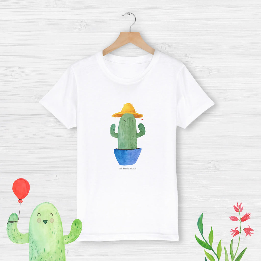 Organiczna koszulka dziecięca kaktus Kapelusz Kinder T-Shirt, Kinder T-Shirt Jungen, Kinder T-Shirt Mädchen, Kakteen, Kaktus, Reisetagebuch, Kaktusliebe, Spruch, Städtetrip, Reisen, Weltreise, Motivation, Weltenbummler, Geschenkidee