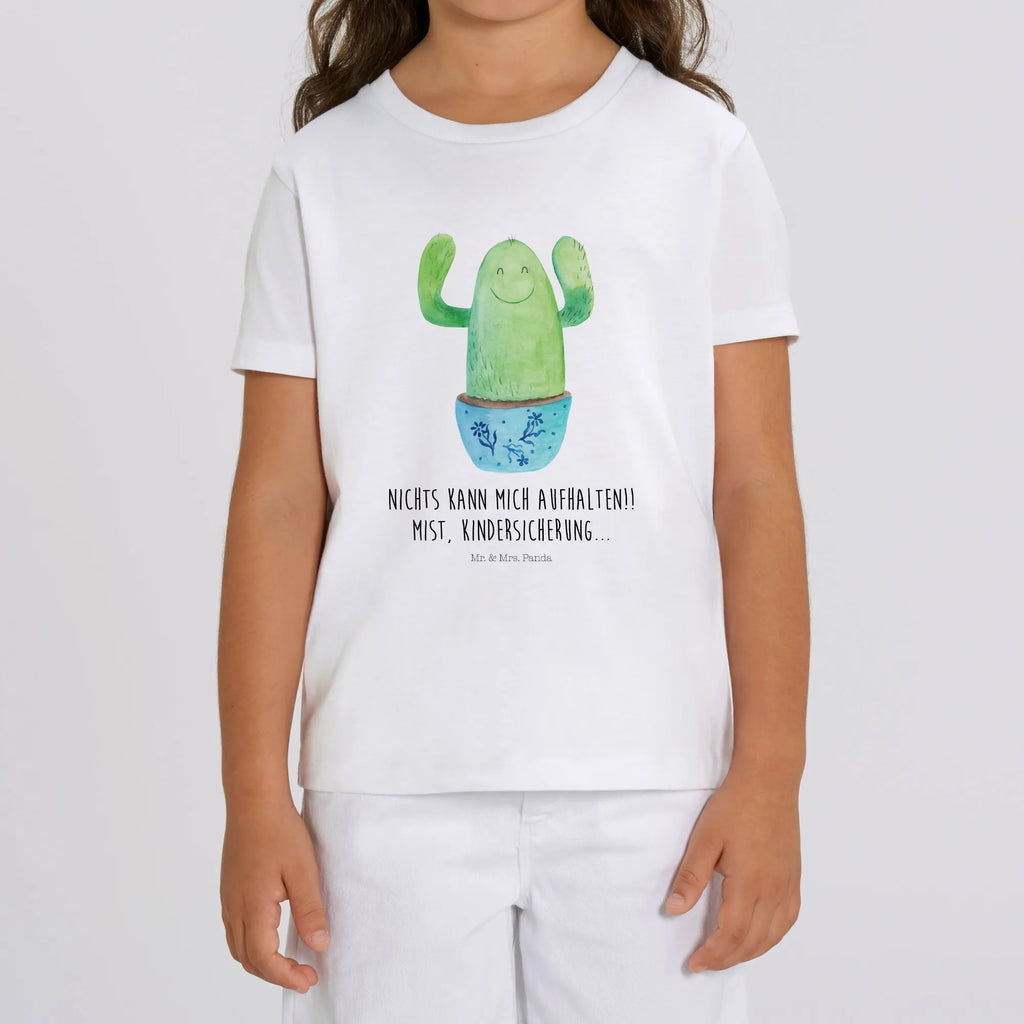 Organic Kids T-Shirt cactus happy Kinder T-Shirt, Kinder T-Shirt Mädchen, Kinder T-Shirt Jungen, Kakteen, Kaktus, Kollege, Büro, Lustig, Motivation, Büroalltag, Familie, Freundin, Kollegin, Kindersicherung, Ausbildung, Neustart, Mutter, Spruch