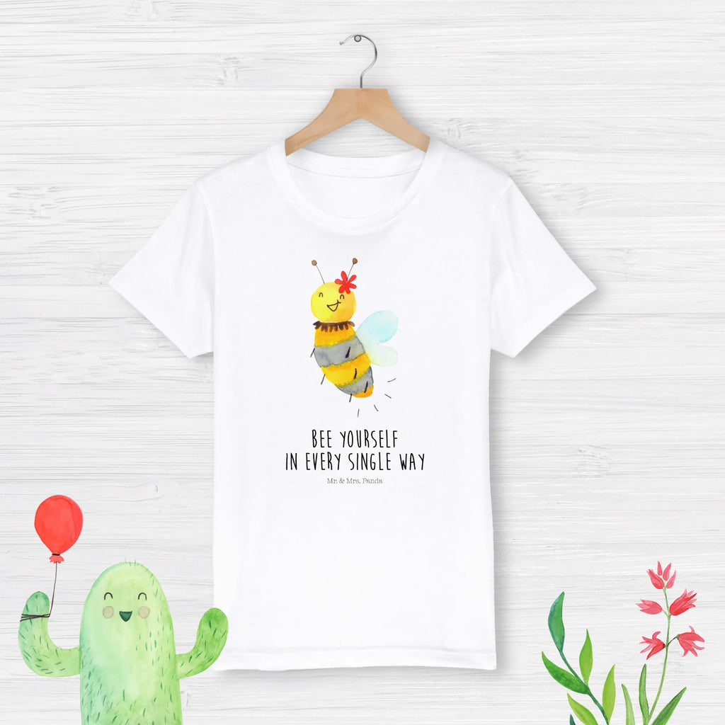 Organic Kinder T-Shirt Biene Blume Kinder T-Shirt, Kinder T-Shirt Mädchen, Kinder T-Shirt Jungen, Hummel, Wespe, Biene