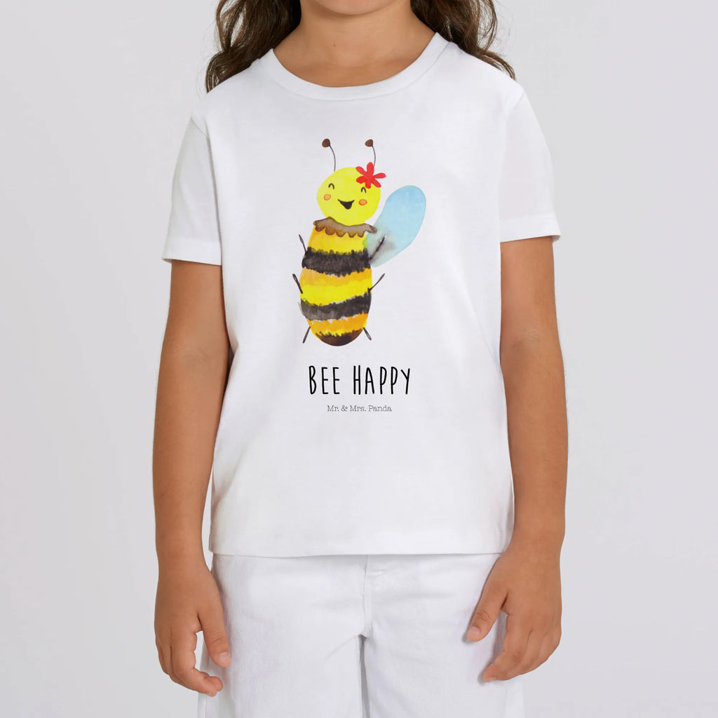 Organic Kinder T-Shirt Biene Happy Kinder T-Shirt Mädchen, Kinder T-Shirt Jungen, Kinder T-Shirt, Biene, Wespe, Hummel