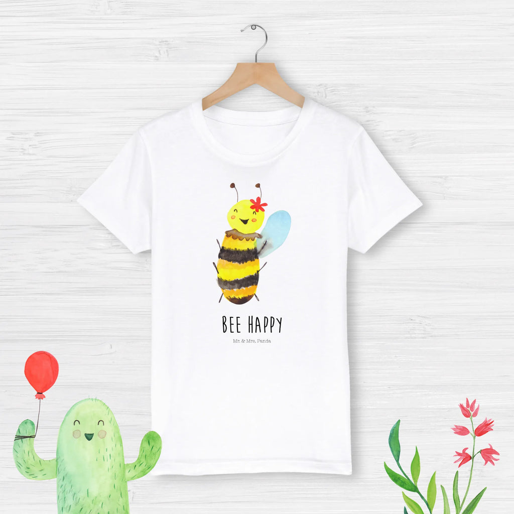 Organic Kinder T-Shirt Biene Happy Kinder T-Shirt Mädchen, Kinder T-Shirt Jungen, Kinder T-Shirt, Biene, Wespe, Hummel