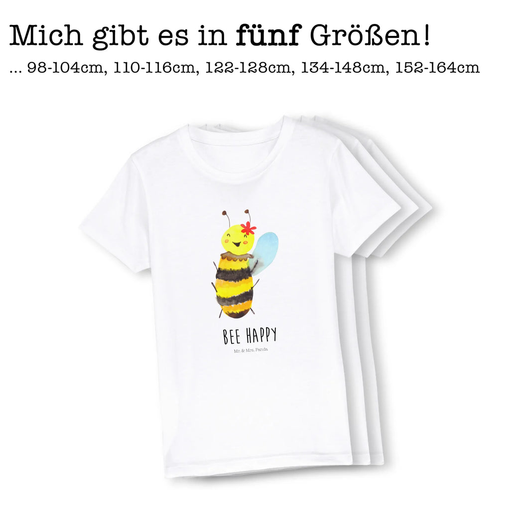 Organic Kinder T-Shirt Biene Happy Kinder T-Shirt Mädchen, Kinder T-Shirt Jungen, Kinder T-Shirt, Biene, Wespe, Hummel