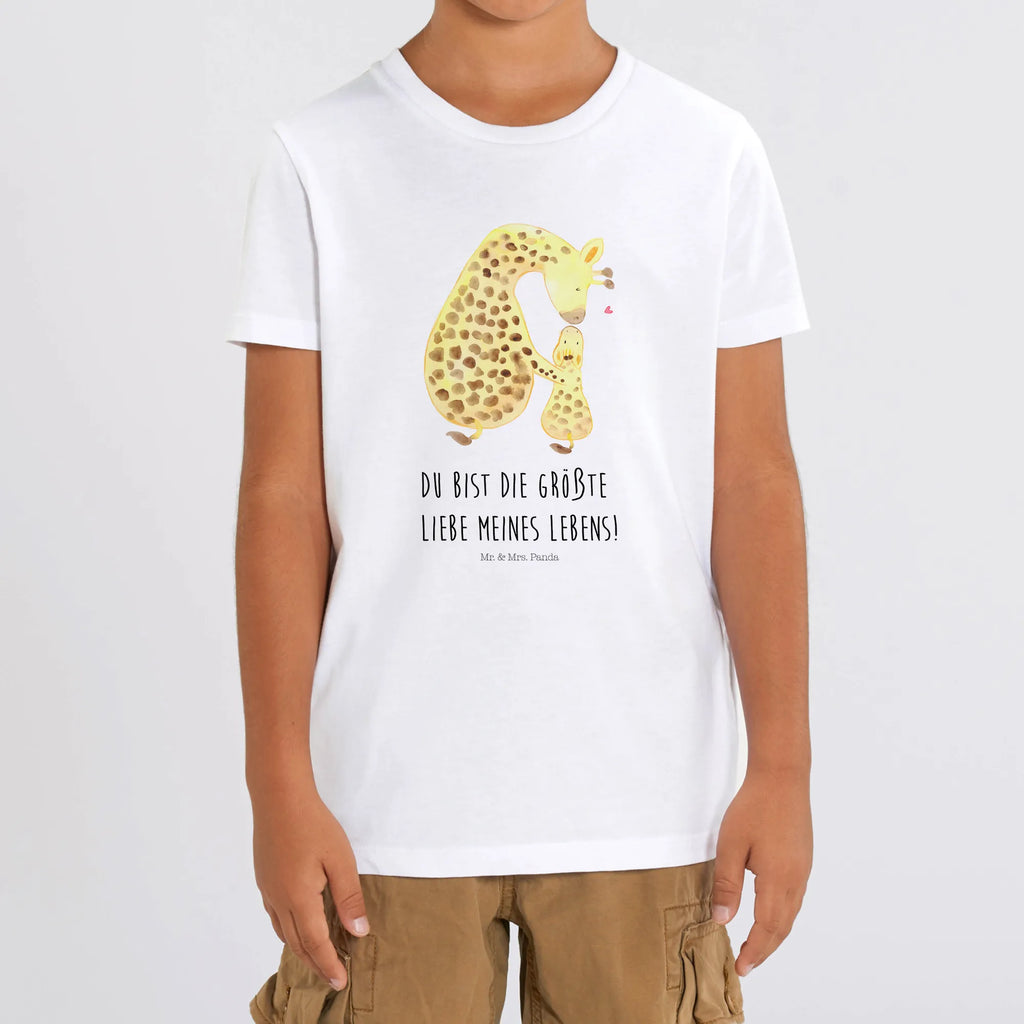 Organic Kinder T-Shirt Giraffe Kind Kinder T-Shirt Mädchen, Kinder T-Shirt Jungen, Kinder T-Shirt, Wildtiere, Afrika, Sohn, Mutter, Mama, Lieblingsmensch, Kind, Giraffe, Tochter