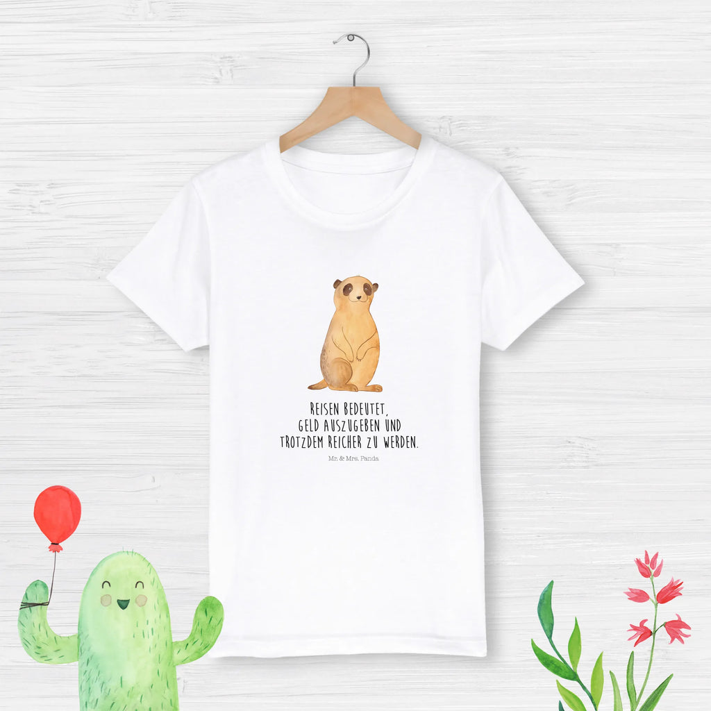 Organiczna koszulka dziecięca Surikatka Kinder T-Shirt Jungen, Kinder T-Shirt Mädchen, Kinder T-Shirt, Wildtiere, Afrika, Roadtrip, Afrikareise, Reisen, Traveling, Erdmännchen, Weltreise, Spruch