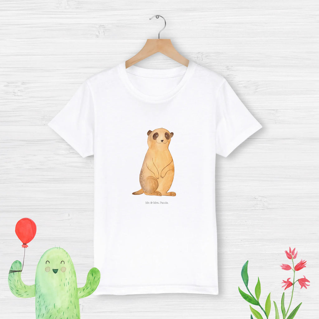 Organiczna koszulka dziecięca Surikatka Kinder T-Shirt Jungen, Kinder T-Shirt Mädchen, Kinder T-Shirt, Wildtiere, Afrika, Roadtrip, Afrikareise, Reisen, Traveling, Erdmännchen, Weltreise, Spruch
