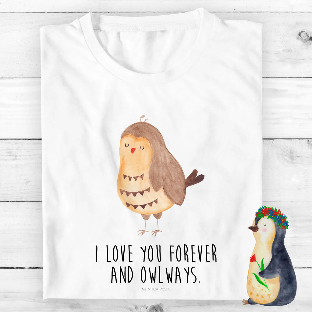 Organic Kinder T-Shirt Eule Zufrieden Kinder T-Shirt Mädchen, Kinder T-Shirt Jungen, Kinder T-Shirt, Eule, Romantisch, Owl, Eule Deko, Geschenk Hochzeitstag, Eule Spruch, Liebe Spruch, Spruch schön, Wortspiel Lustig