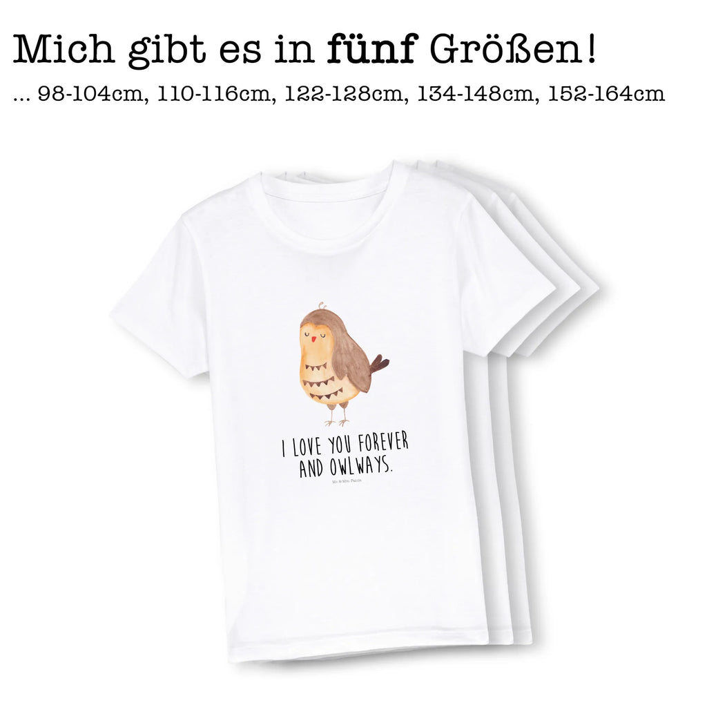 Organic Kinder T-Shirt Eule Zufrieden Kinder T-Shirt Mädchen, Kinder T-Shirt Jungen, Kinder T-Shirt, Eule, Romantisch, Owl, Eule Deko, Geschenk Hochzeitstag, Eule Spruch, Liebe Spruch, Spruch schön, Wortspiel Lustig