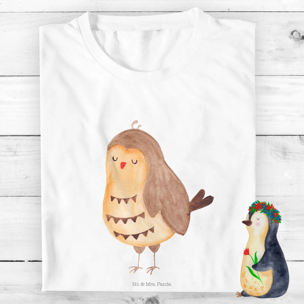 Organic Kinder T-Shirt Eule Zufrieden Kinder T-Shirt Mädchen, Kinder T-Shirt Jungen, Kinder T-Shirt, Eule, Romantisch, Owl, Eule Deko, Geschenk Hochzeitstag, Eule Spruch, Liebe Spruch, Spruch schön, Wortspiel Lustig