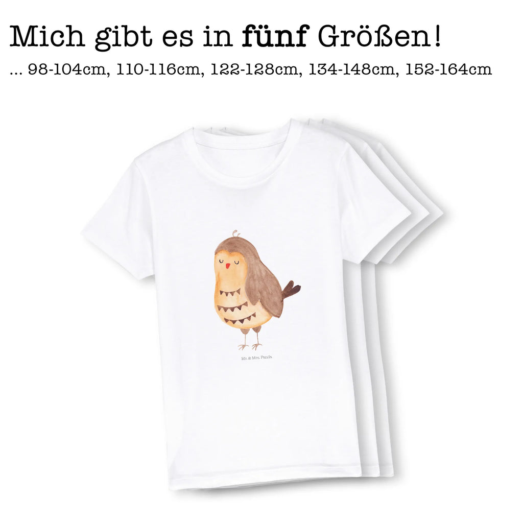 Organic Kinder T-Shirt Eule Zufrieden Kinder T-Shirt Mädchen, Kinder T-Shirt Jungen, Kinder T-Shirt, Eule, Romantisch, Owl, Eule Deko, Geschenk Hochzeitstag, Eule Spruch, Liebe Spruch, Spruch schön, Wortspiel Lustig