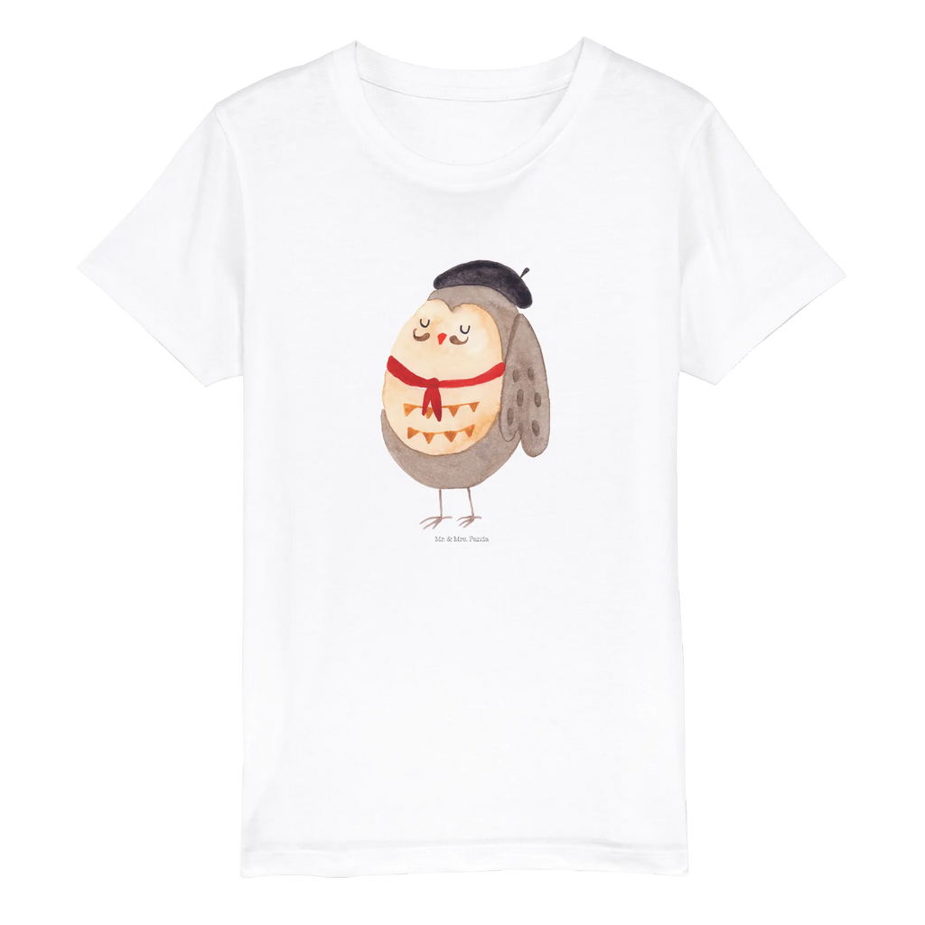 Organic Kinder T-Shirt Eule Französisch Kinder T-Shirt Jungen, Kinder T-Shirt Mädchen, Kinder T-Shirt, Eule, Frankreich, Das Leben Ist schön, Spruch Französisch, Owl, La Vie Est Belle, Spruch schön, Eulen, Hibou, Eule Deko