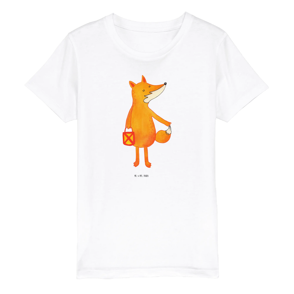 Organic Kinder T-Shirt Fuchs Laterne Kinder T-Shirt Mädchen, Kinder T-Shirt Jungen, Kinder T-Shirt, Fuchs, Füchse, Laternenumzug, Liebeskummer Spruch, Aufmuntern, Spruch Trösten, Laterne, Cäsar Otto Hugo Flaischlen, Sankt Martin