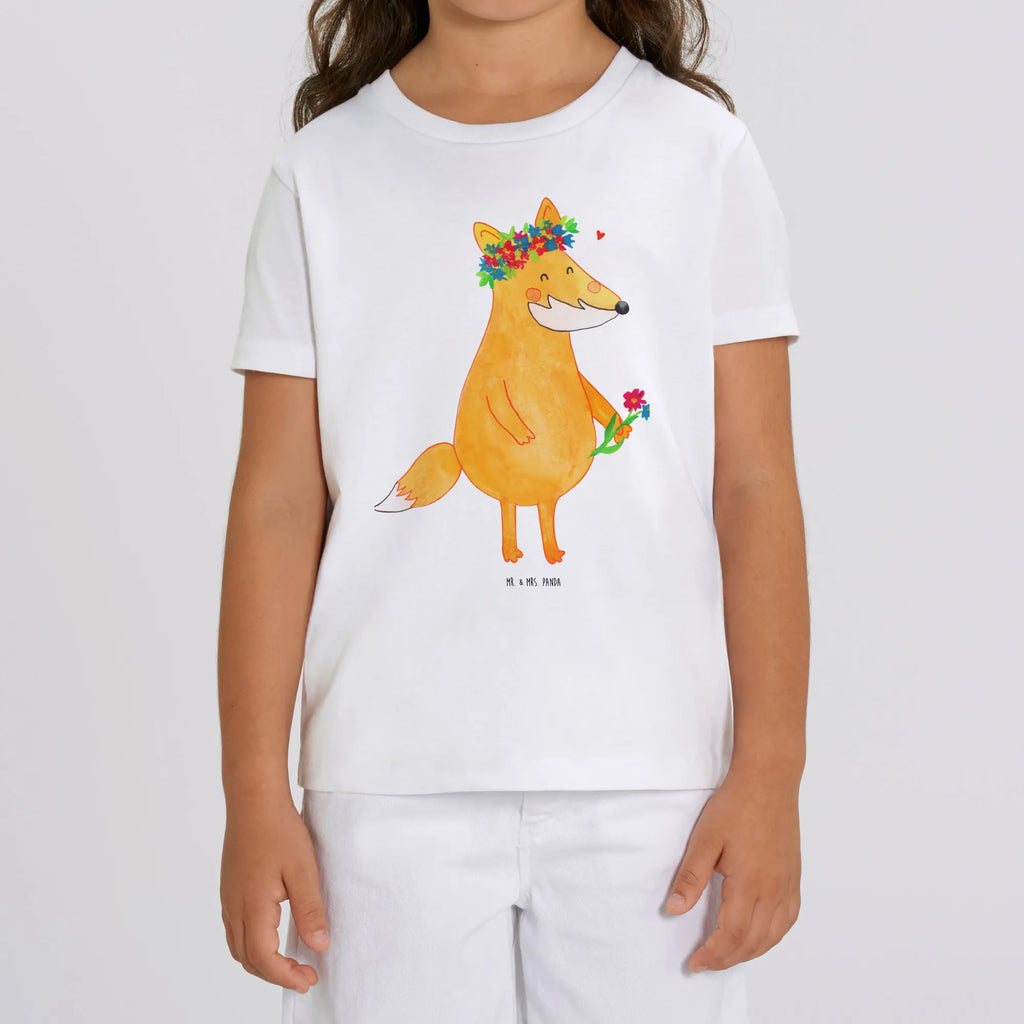 Organic Kinder T-Shirt Fuchs Blumen Kinder T-Shirt, Kinder T-Shirt Jungen, Kinder T-Shirt Mädchen, Fuchs, Blumen, Füchse, Motivation, Fuchsmädchen, Freundin, Freundinnen, Fox, Liebesbeweis, Selbstliebe, Blumenmädchen, Mich, Blume, Freude, Ich, Liebe