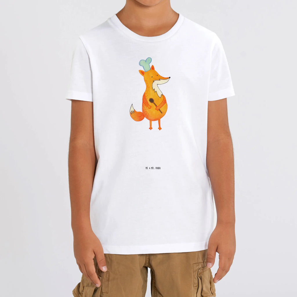Organic Kids T-Shirt Fox A cook Kinder T-Shirt Mädchen, Kinder T-Shirt, Kinder T-Shirt Jungen, Fuchs, Füchse, Koch Geschenk, Bäcker, Party Spruch, Köche, Spruch Lustig, Küche Spruch, Küche Deko, Witzig