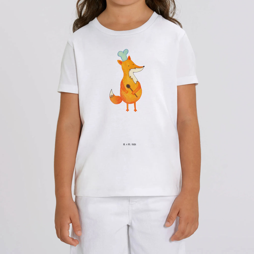 Organic Kids T-Shirt Fox A cook Kinder T-Shirt Mädchen, Kinder T-Shirt, Kinder T-Shirt Jungen, Fuchs, Füchse, Koch Geschenk, Bäcker, Party Spruch, Köche, Spruch Lustig, Küche Spruch, Küche Deko, Witzig