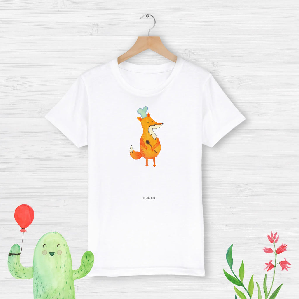Organic Kids T-Shirt Fox A cook Kinder T-Shirt Mädchen, Kinder T-Shirt, Kinder T-Shirt Jungen, Fuchs, Füchse, Koch Geschenk, Bäcker, Party Spruch, Köche, Spruch Lustig, Küche Spruch, Küche Deko, Witzig