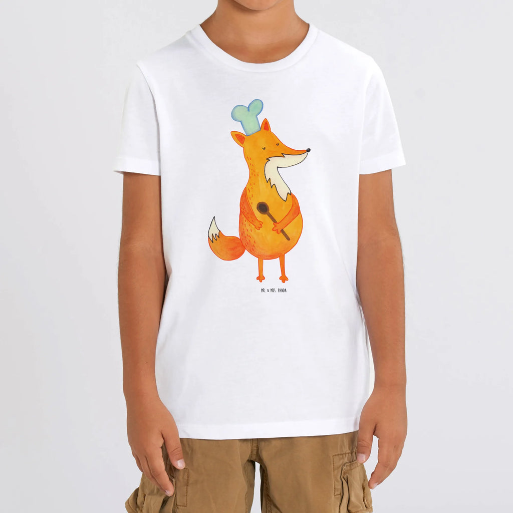 Organic Kids T-Shirt Fox A cook Kinder T-Shirt Mädchen, Kinder T-Shirt, Kinder T-Shirt Jungen, Fuchs, Füchse, Koch Geschenk, Bäcker, Party Spruch, Köche, Spruch Lustig, Küche Spruch, Küche Deko, Witzig