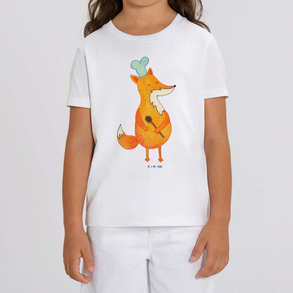 Organic Kids T-Shirt Fox A cook Kinder T-Shirt Mädchen, Kinder T-Shirt, Kinder T-Shirt Jungen, Fuchs, Füchse, Koch Geschenk, Bäcker, Party Spruch, Köche, Spruch Lustig, Küche Spruch, Küche Deko, Witzig