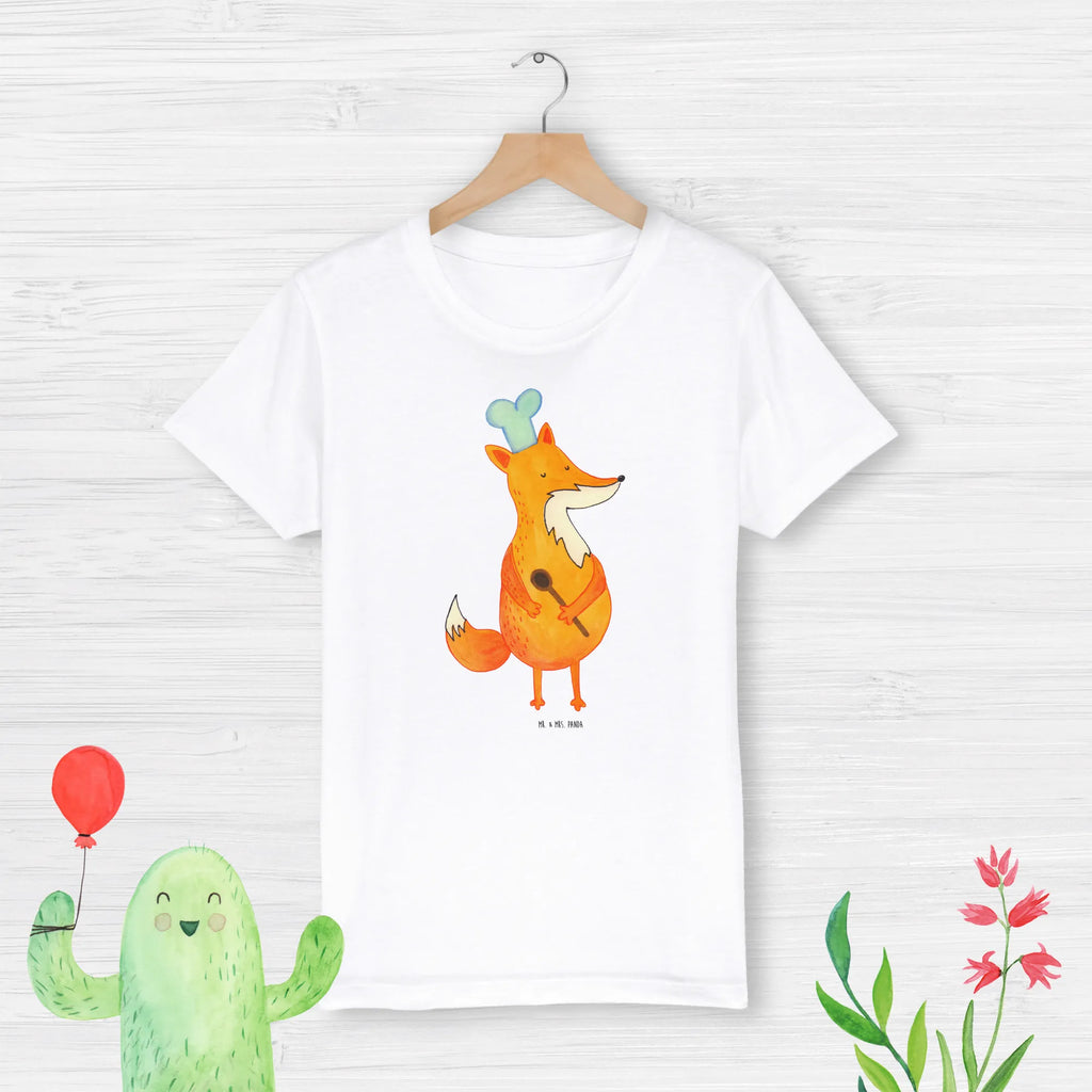 Organic Kids T-Shirt Fox A cook Kinder T-Shirt Mädchen, Kinder T-Shirt, Kinder T-Shirt Jungen, Fuchs, Füchse, Koch Geschenk, Bäcker, Party Spruch, Köche, Spruch Lustig, Küche Spruch, Küche Deko, Witzig