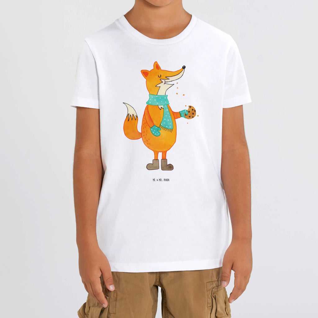 Organic Kinder T-Shirt Fuchs Keks Kinder T-Shirt, Kinder T-Shirt Jungen, Kinder T-Shirt Mädchen, Fuchs, Küche Deko, Winter, Kekse, Liebe, Plätzchen, Füchse, Weihnachtszeit, Backen Spruch