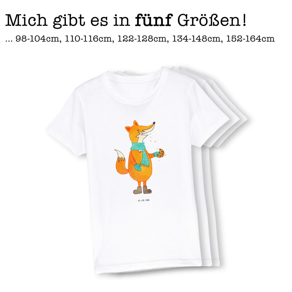 Organic Kinder T-Shirt Fuchs Keks Kinder T-Shirt, Kinder T-Shirt Jungen, Kinder T-Shirt Mädchen, Fuchs, Küche Deko, Winter, Kekse, Liebe, Plätzchen, Füchse, Weihnachtszeit, Backen Spruch