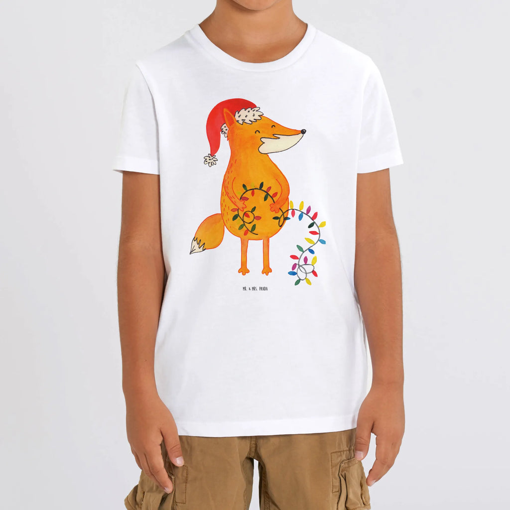 Organic Kinder T-Shirt Fuchs Weihnachten Kinder T-Shirt Jungen, Kinder T-Shirt, Kinder T-Shirt Mädchen, Heiligabend, Advent, Nikolaus, Weihnachtsdeko, Winter, Weihnachten, Wintermotiv, Spruch schön, Füchse, Weihnachtsmann, Weihnachtszeit, Geschenk Weihnachten, Fuchs