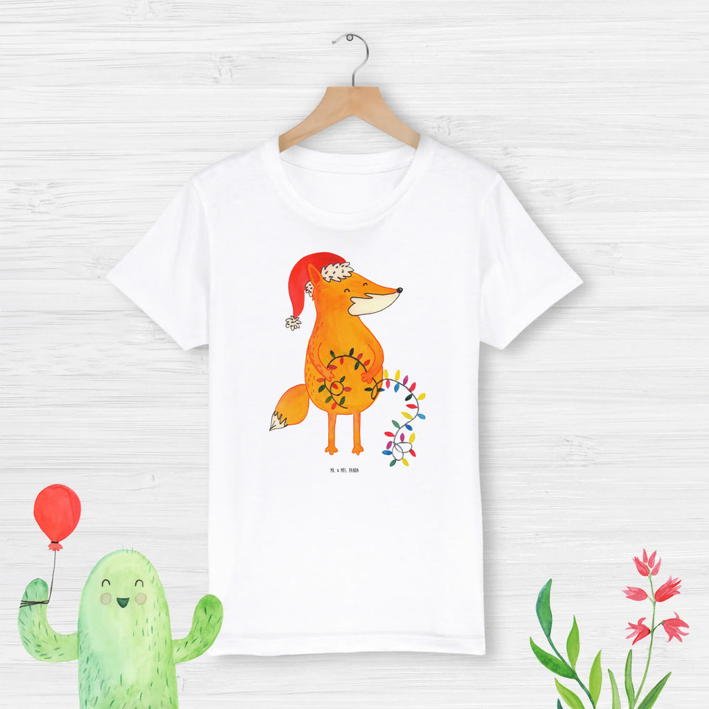 Organic Kinder T-Shirt Fuchs Weihnachten Kinder T-Shirt Jungen, Kinder T-Shirt, Kinder T-Shirt Mädchen, Heiligabend, Advent, Nikolaus, Weihnachtsdeko, Winter, Weihnachten, Wintermotiv, Spruch schön, Füchse, Weihnachtsmann, Weihnachtszeit, Geschenk Weihnachten, Fuchs