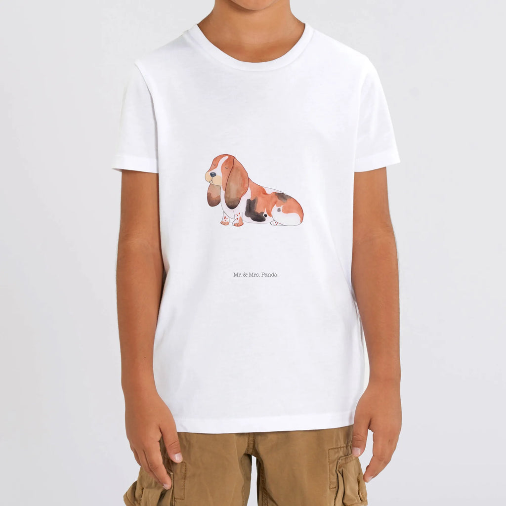 Organic Kinder T-Shirt Hund Basset Hound Kinder T-Shirt, Kinder T-Shirt Mädchen, Kinder T-Shirt Jungen, Tierliebhaber, Haustier, Hundemotiv, Hundebesitzer, Sprüche, Hunderasse, Hund, Basset, Hundeliebe, Basset Hound, Kinderlos