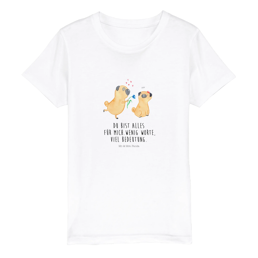 Organic Kinder T-Shirt Mops Verliebt Kinder T-Shirt, Kinder T-Shirt Jungen, Kinder T-Shirt Mädchen, Hund, Hundemotiv, Haustier, Hunderasse, Tierliebhaber, Hundebesitzer, Sprüche, Partner, Möpse, Geschenk Freund, Mops, Liebesspruch. Verlobt, Hundeliebe, Liebe, verliebt