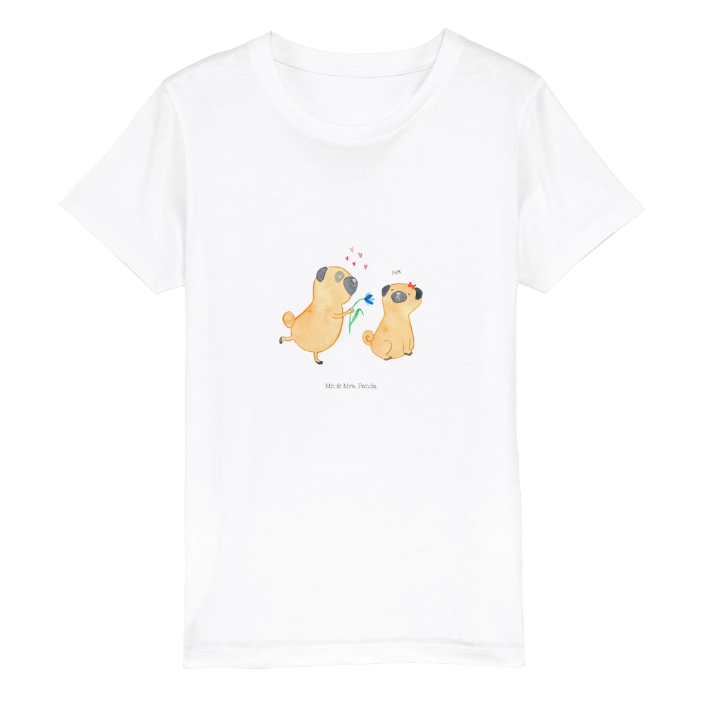Organic Kinder T-Shirt Mops Verliebt Kinder T-Shirt, Kinder T-Shirt Jungen, Kinder T-Shirt Mädchen, Hund, Hundemotiv, Haustier, Hunderasse, Tierliebhaber, Hundebesitzer, Sprüche, Partner, Möpse, Geschenk Freund, Mops, Liebesspruch. Verlobt, Hundeliebe, Liebe, verliebt