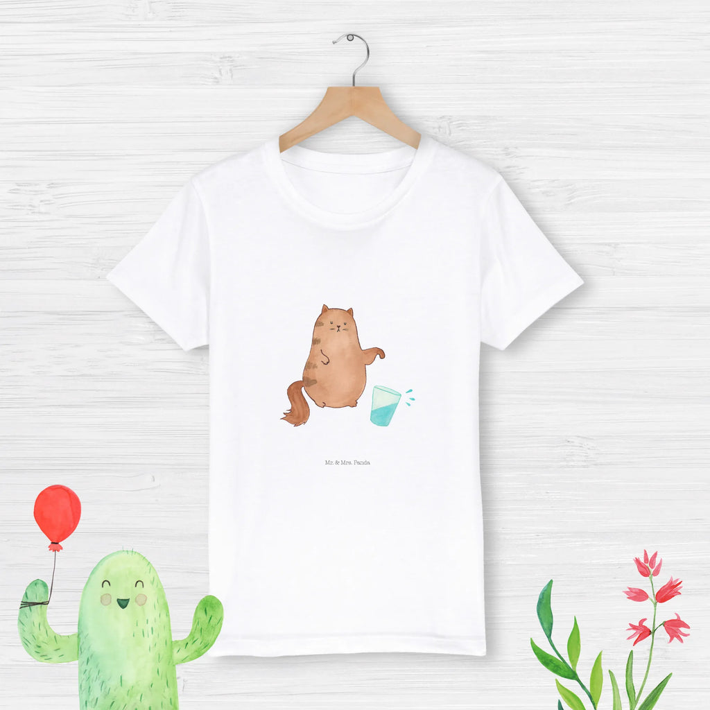 Organic Kinder T-Shirt Katze Wasserglas Kinder T-Shirt Mädchen, Kinder T-Shirt, Kinder T-Shirt Jungen, Katzenliebhaberprodukte, Katzensouvenirs, Katzenaccessoires, Katzenartikel, Katzenprodukte, Katzenliebhaber, Katzenfreund, Katze, Katzendeko, Katzenfan, Katzenmotiv, Katzenmotive, Cats, Glas, Cat, Katzen, Katzenbesitzerin, Kater, Haustier, Wasser, Katzenhalter, Mietze