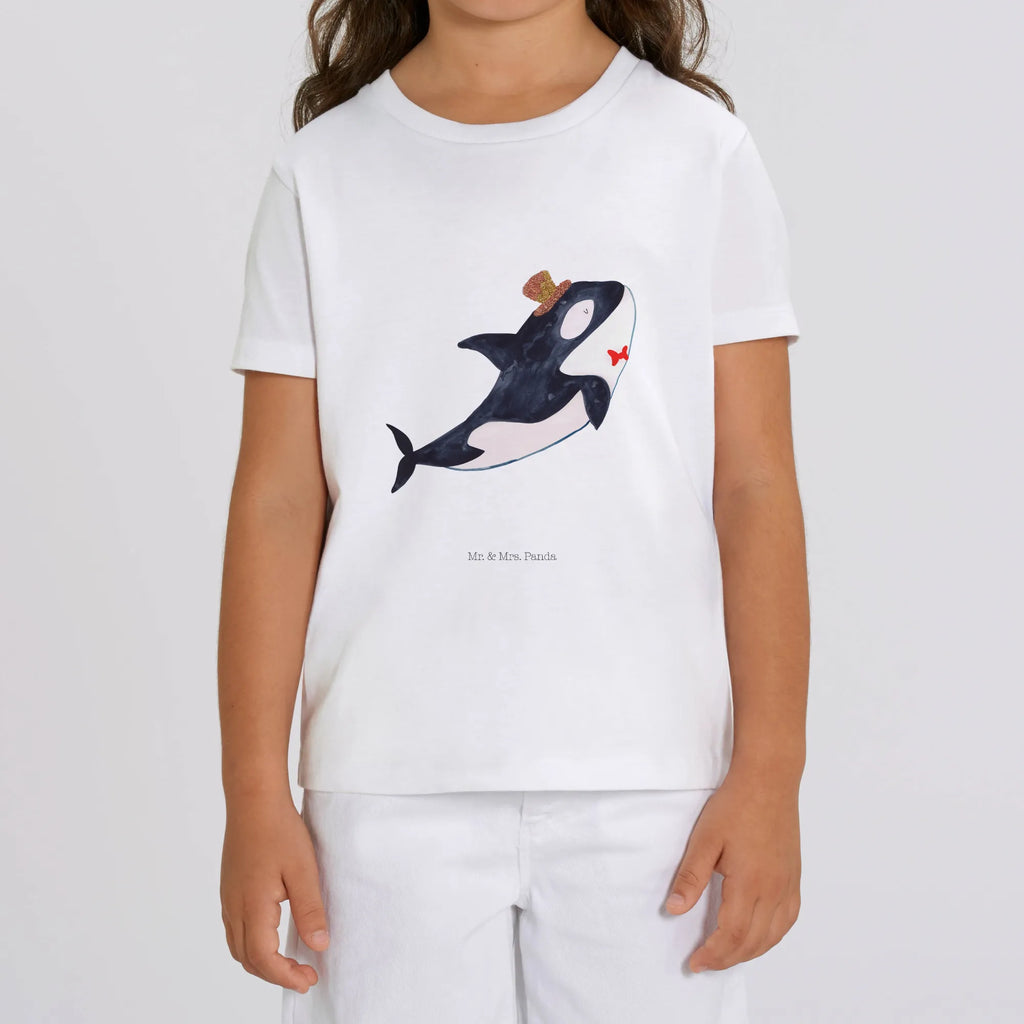 Organiczna koszulka dziecięca Orka cylinder Kinder T-Shirt Jungen, Kinder T-Shirt Mädchen, Kinder T-Shirt, Urlaub, Meerestiere, Meer, Geburtstag, Konfetti, Glitter, Orca, Fete, Glitzer, Narwal, Fest, Glückwunsch, Feier