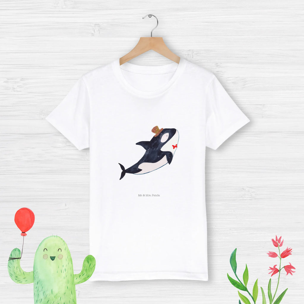 Organiczna koszulka dziecięca Orka cylinder Kinder T-Shirt Jungen, Kinder T-Shirt Mädchen, Kinder T-Shirt, Urlaub, Meerestiere, Meer, Geburtstag, Konfetti, Glitter, Orca, Fete, Glitzer, Narwal, Fest, Glückwunsch, Feier