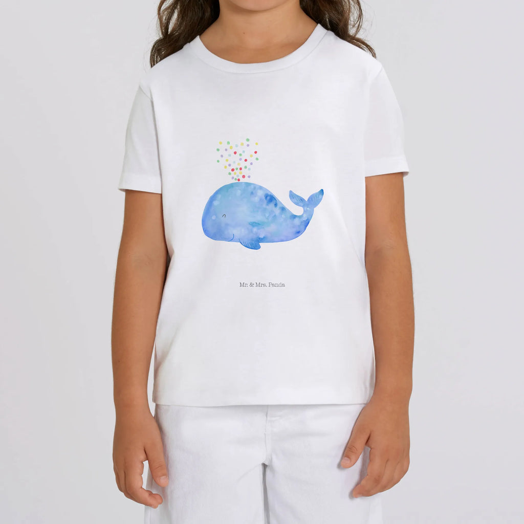 Organic Kinder T-Shirt Wal Konfetti Kinder T-Shirt Mädchen, Kinder T-Shirt Jungen, Kinder T-Shirt, Urlaub, Meerestiere, Meer, Lebensabschnitt, Trennung, Konfetti, Neustart, Geburtstag, Neuanfang, Wale, Abnehmen, Motivation, Diät, Wal