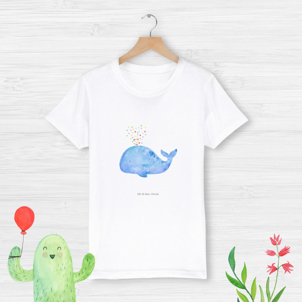 Organic Kinder T-Shirt Wal Konfetti Kinder T-Shirt Mädchen, Kinder T-Shirt Jungen, Kinder T-Shirt, Urlaub, Meerestiere, Meer, Lebensabschnitt, Trennung, Konfetti, Neustart, Geburtstag, Neuanfang, Wale, Abnehmen, Motivation, Diät, Wal