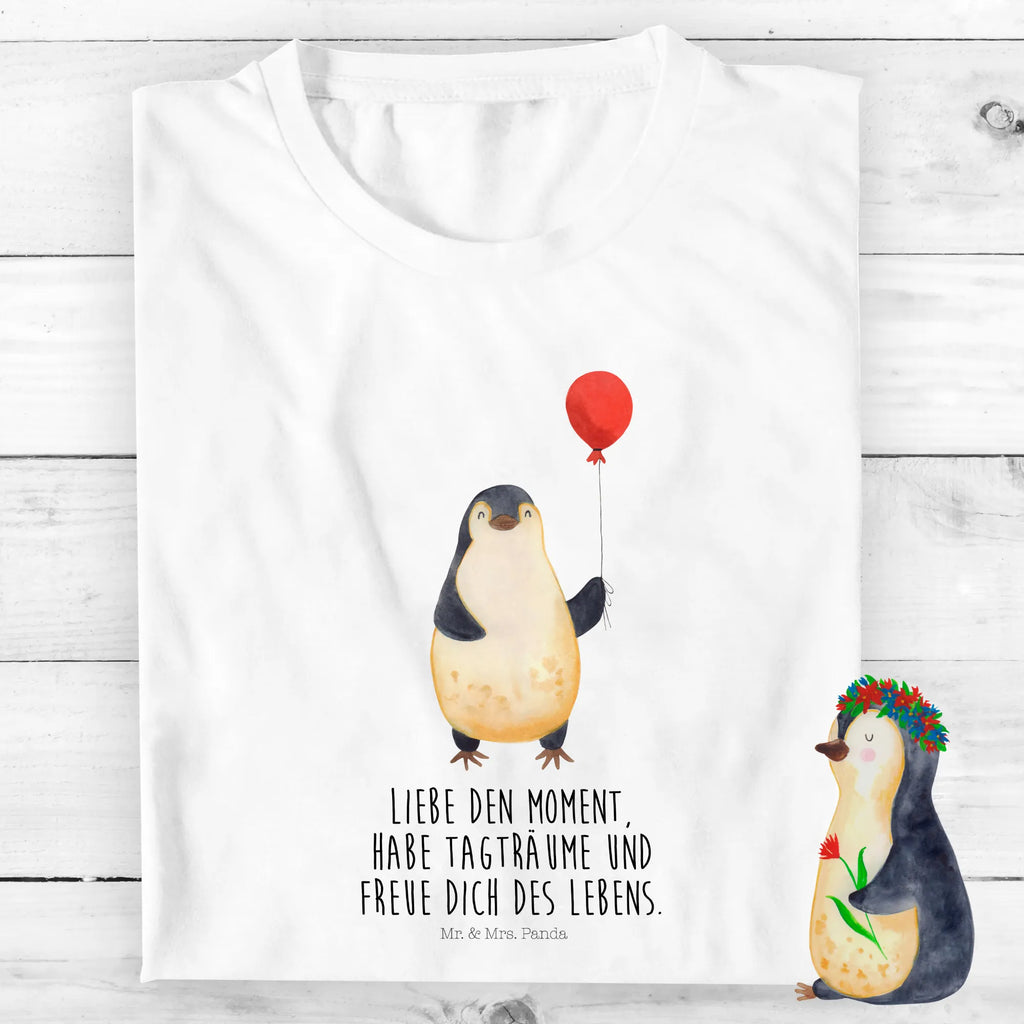 Organic Kinder T-Shirt Pinguin Luftballon Kinder T-Shirt Jungen, Kinder T-Shirt, Kinder T-Shirt Mädchen, Pinguin, Neustart, Tagträume, Luftballon, Lebenslust, Motivation, Liebe, Geschenk Freundin, Geschenkidee, Pinguine, Neues Leben, Glück, Beste Freundin