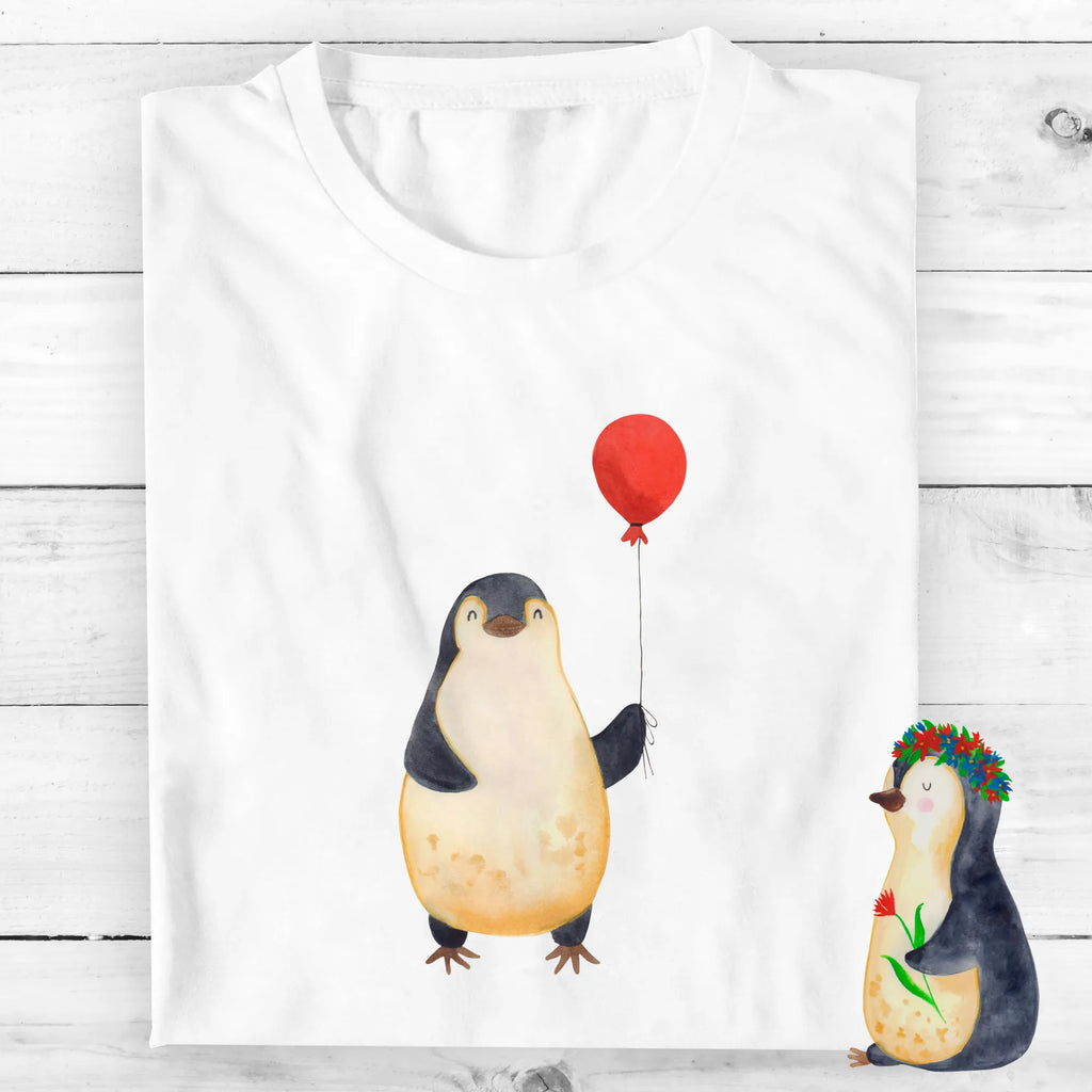 Organic Kinder T-Shirt Pinguin Luftballon Kinder T-Shirt Jungen, Kinder T-Shirt, Kinder T-Shirt Mädchen, Pinguin, Neustart, Tagträume, Luftballon, Lebenslust, Motivation, Liebe, Geschenk Freundin, Geschenkidee, Pinguine, Neues Leben, Glück, Beste Freundin