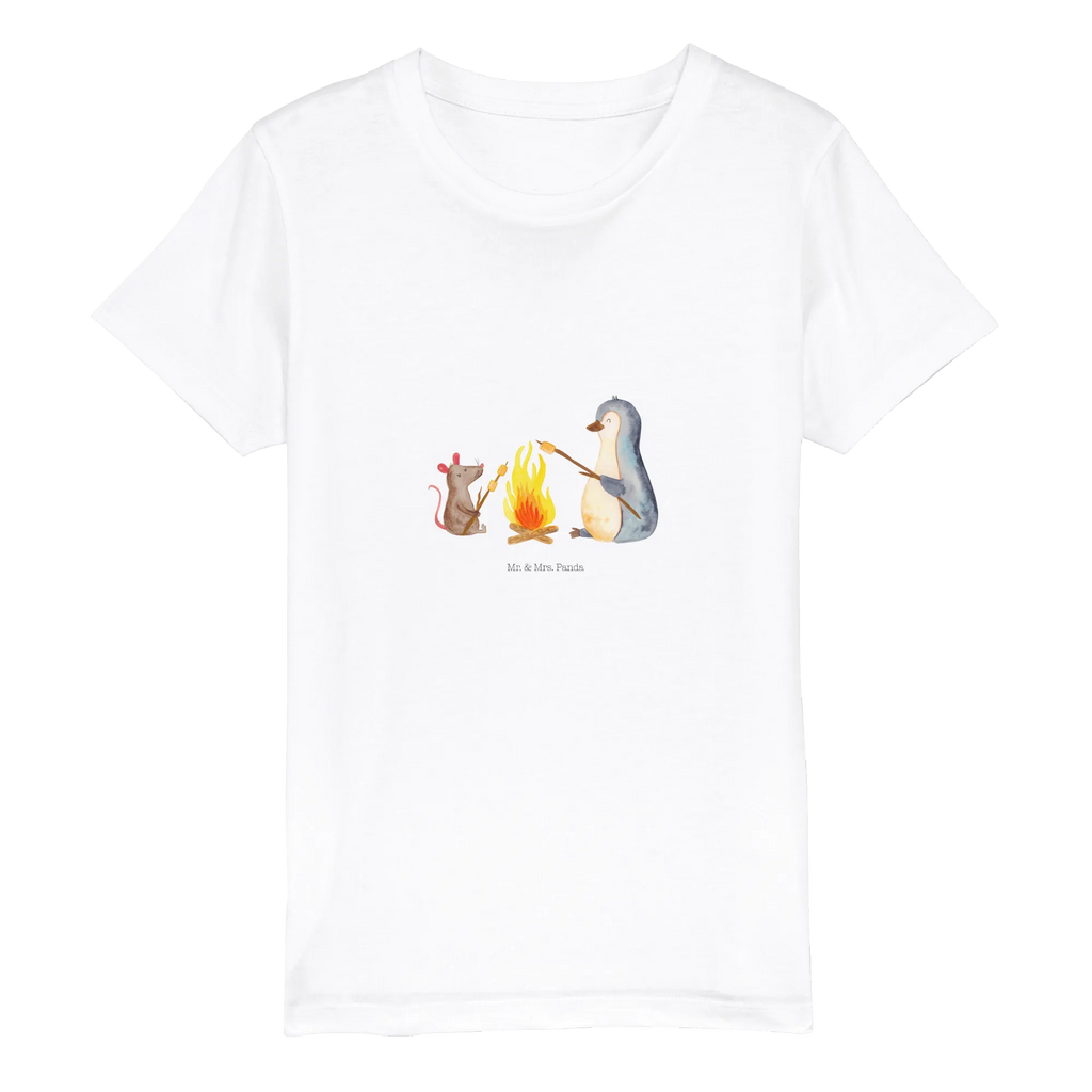 Organiczna koszulka dziecięca pingwin ognisko Kinder T-Shirt, Kinder T-Shirt Mädchen, Kinder T-Shirt Jungen, Pinguin, Arbeit, Lebensspruch, Marshmallows, Motivation, Büroalltag, Pinguine, Lebensmotivation, Job, Liebe, Feuer, Neustart, Lagerfeuer, Grillen, Leben, Büro, Maus