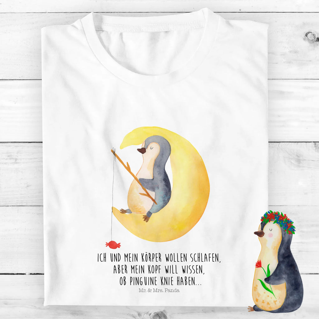 Organic Kinder T-Shirt Pinguin Mond Kinder T-Shirt Jungen, Kinder T-Shirt, Kinder T-Shirt Mädchen, Pinguin, schlafen, Spruch, Pinguine, Nachtruhe, Schlafzimmer, Schlafstörungen, Gästezimmer, Einschlafen