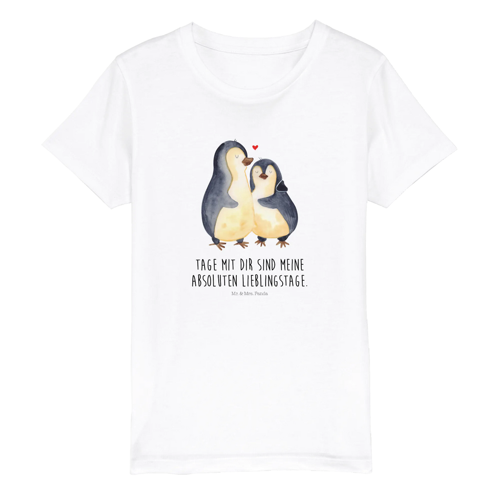 Organic Kinder T-Shirt Pinguin umarmen Kinder T-Shirt Jungen, Kinder T-Shirt Mädchen, Kinder T-Shirt, Pinguin, Verlobung, Jahrestag, Liebespaar, Hochzeit, Liebesgeschenk, Hochzeitsgeschenk, Liebesbeweis, Hochzeitstag, Liebe