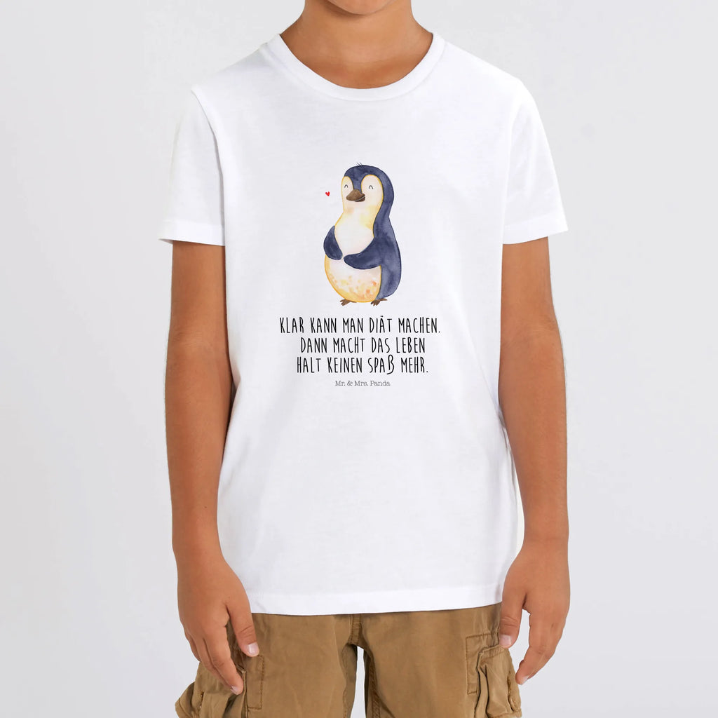 Organic Kinder T-Shirt Pinguin Diät Kinder T-Shirt Mädchen, Kinder T-Shirt, Kinder T-Shirt Jungen, Pinguin, Selbstliebe, Abnehmen, Diät, Motivation, Gewicht, Selbstrespekt, Körperliebe, Pinguine, Abspecken
