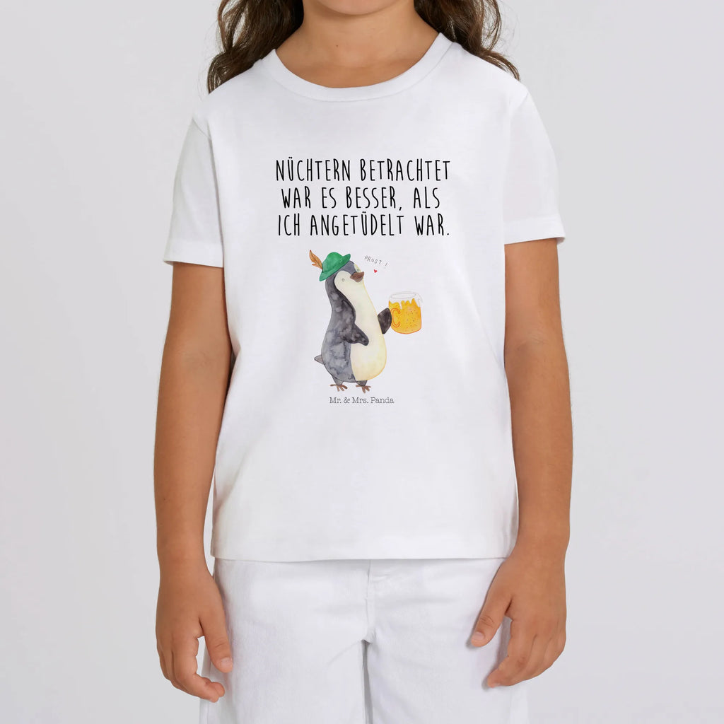 Organic Kids T-Shirt Penguin Beer Kinder T-Shirt, Kinder T-Shirt Jungen, Kinder T-Shirt Mädchen, Pinguin, Oktoberfest, Bier, Pinguine