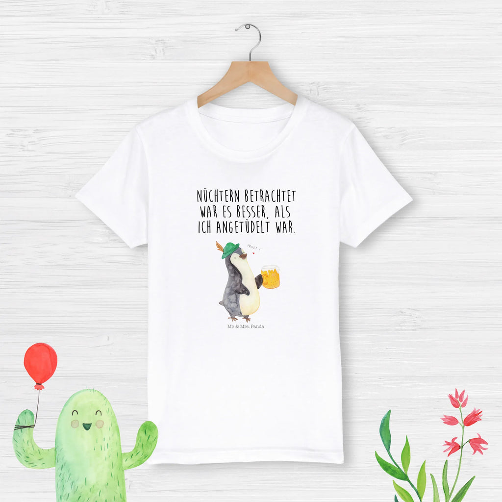 Organic Kids T-Shirt Penguin Beer Kinder T-Shirt, Kinder T-Shirt Jungen, Kinder T-Shirt Mädchen, Pinguin, Oktoberfest, Bier, Pinguine