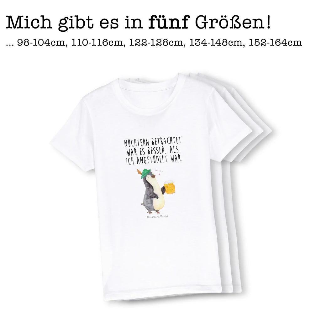 Organic Kids T-Shirt Penguin Beer Kinder T-Shirt, Kinder T-Shirt Jungen, Kinder T-Shirt Mädchen, Pinguin, Oktoberfest, Bier, Pinguine