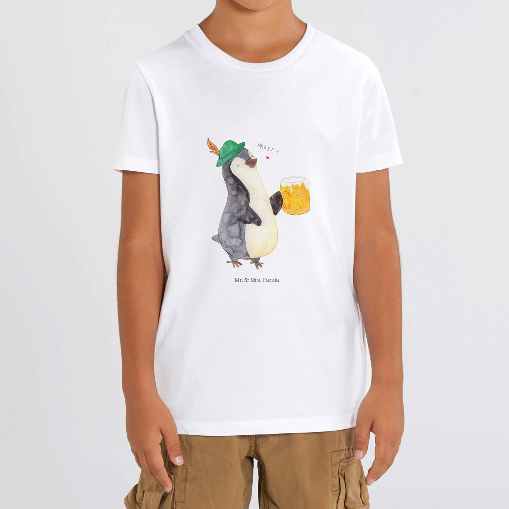 Organic Kids T-Shirt Penguin Beer Kinder T-Shirt, Kinder T-Shirt Jungen, Kinder T-Shirt Mädchen, Pinguin, Oktoberfest, Bier, Pinguine