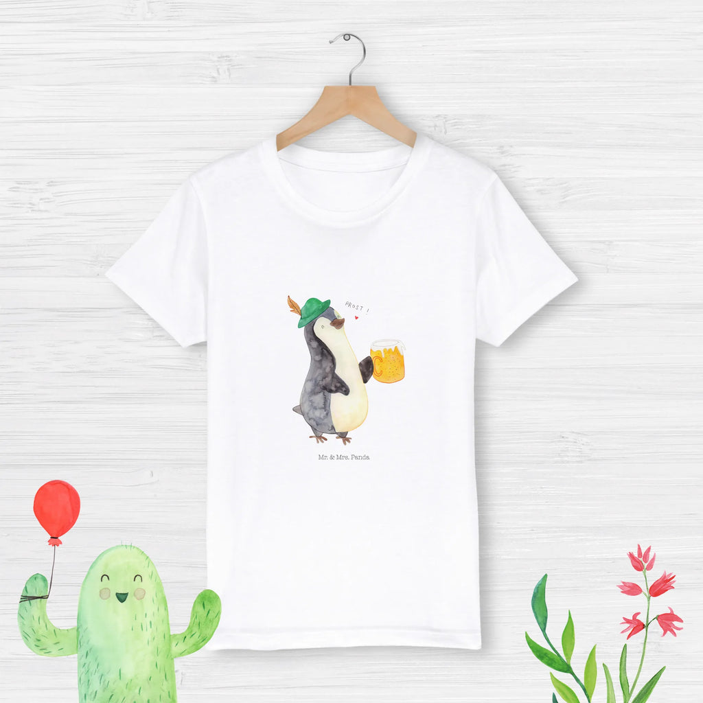 Organic Kids T-Shirt Penguin Beer Kinder T-Shirt, Kinder T-Shirt Jungen, Kinder T-Shirt Mädchen, Pinguin, Oktoberfest, Bier, Pinguine