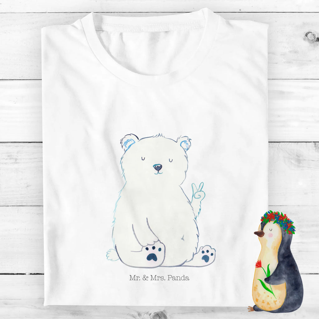 Organic Kinder T-Shirt Eisbär Faul Kinder T-Shirt Mädchen, Kinder T-Shirt, Kinder T-Shirt Jungen, Bär, Teddybär, Teddy, Nordpol, Bürojob, Arbeit, Homeoffice, Arbeitsplatz, Eisbär, Faul, Büro, Entspannen, Relaxen