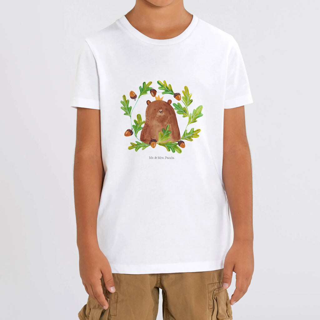 Organic Kinder T-Shirt Bär König Kinder T-Shirt Mädchen, Kinder T-Shirt, Kinder T-Shirt Jungen, Bär, Teddybär, Teddy, Dad, Vater, Papa, Daddy, Bester Vater, Weltbester Papa, Bester Papa, Papi, Vatertag, Papa Bär